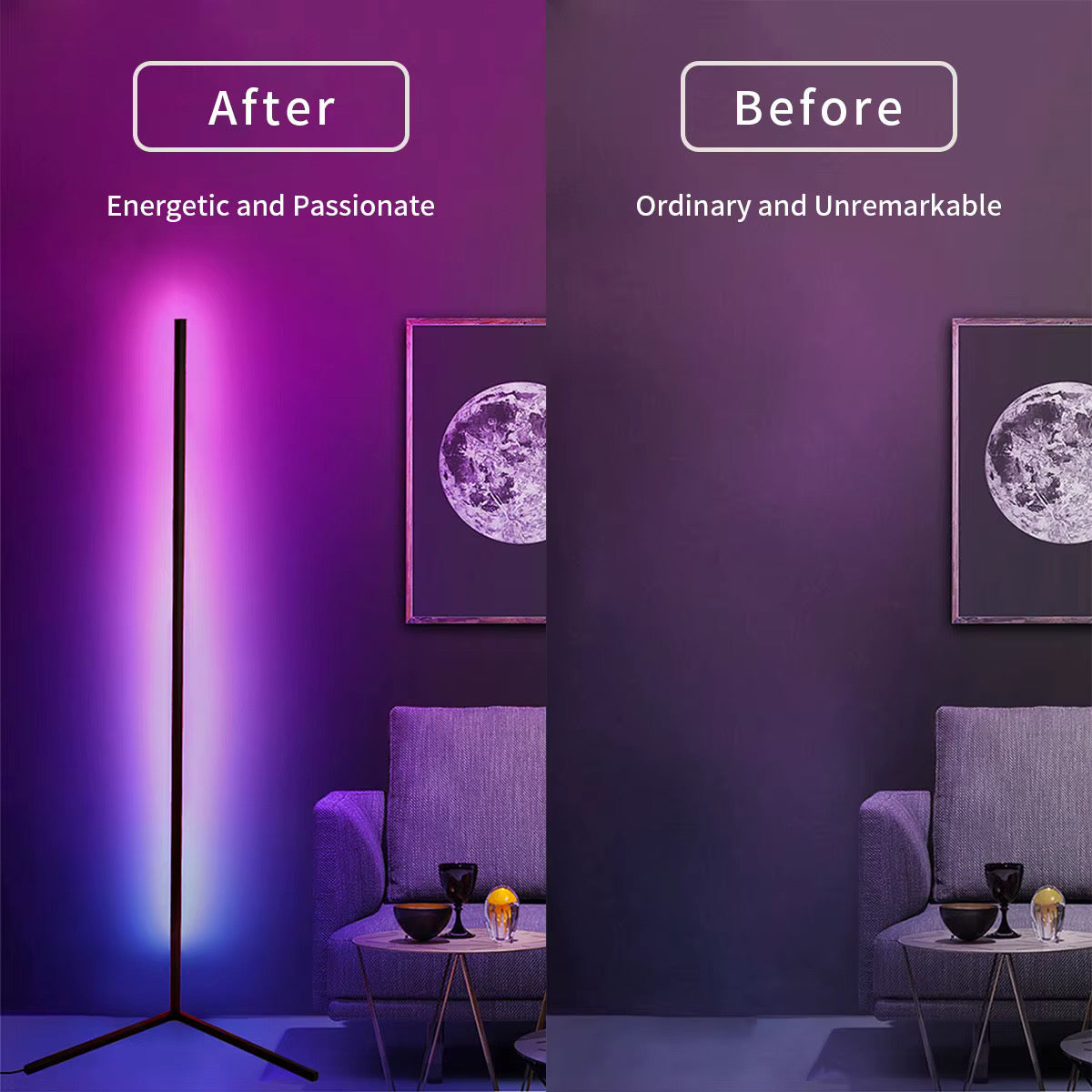 Led corner Lamp, Smart Corner lamp